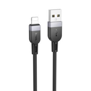CABLE CHARGE RAPIDE USB-A - LIGHTNING - 2M 2,4A NOIR