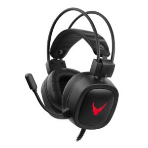 CASQUE GAMING COLORS BREATHING 3,5MM USB NOIR
